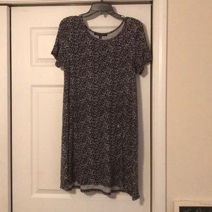 Black T-shirt dress